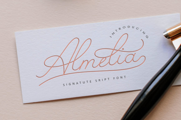 Almelia: A Luxurious Handwritten Font for Elegant Branding