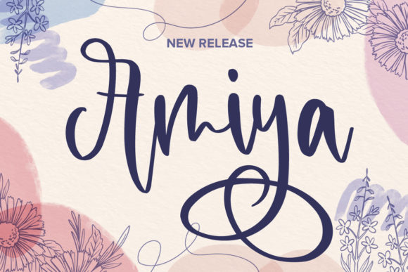Amiya: The Elegant Script Font for Creative Branding