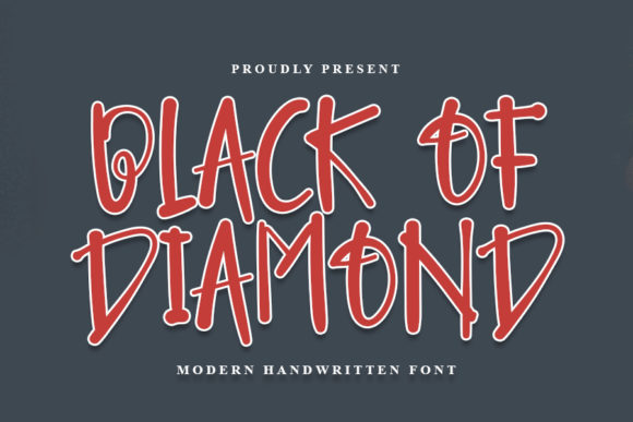 Black of Diamond: A Handwritten Font for Editorial Charm