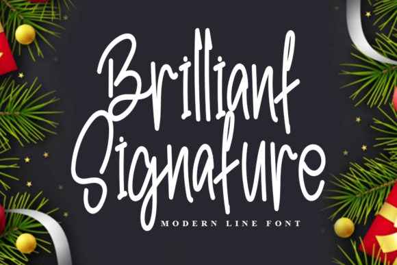 Brilliant Signature: A Handwritten Font for Elegant Publishing
