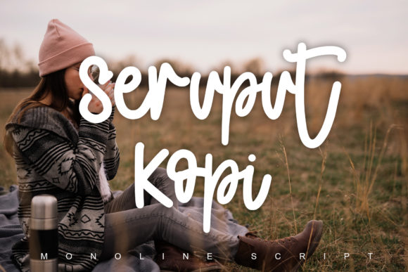 Bring Elegance to Your Creations with Seruput Kopi Font