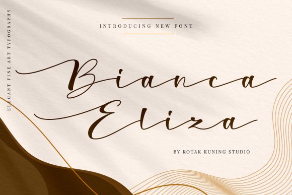 Bring Your Designs to Life with Bianca Eliza Font
