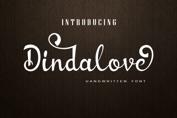 Dindalove: A Versatile Handwritten Font for Creative Web Design