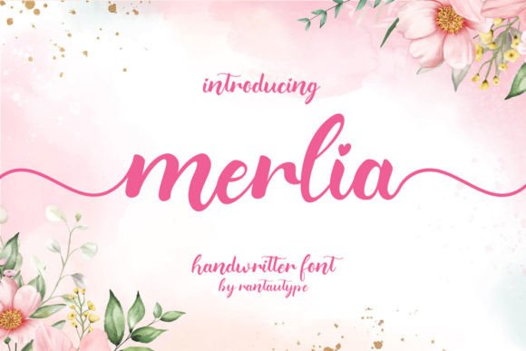 Discover Merlia: A Handwritten Font for Elegant Publishing
