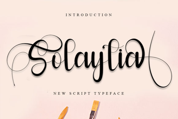 Discover Solaytia: A Bold Handwritten Font for Creative Branding