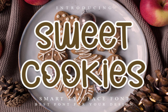 Discover Sweet Cookies: A Charming Handwritten Font for Web Design