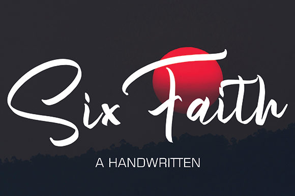 Discover the Elegance of Sixfaith: A Dazzling Script Font for Web Design