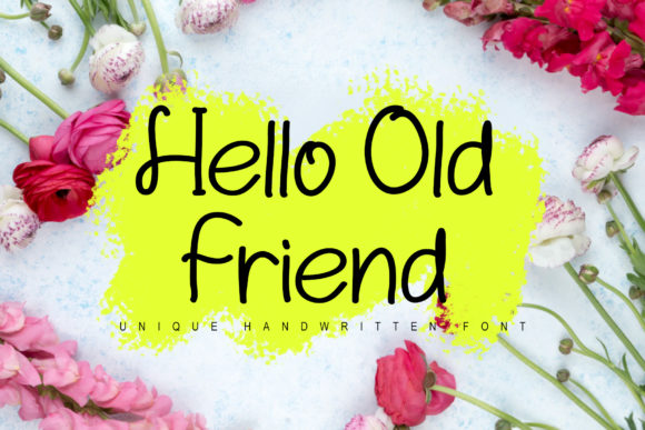 Elevate Your Brand with Hello Old Friend Font