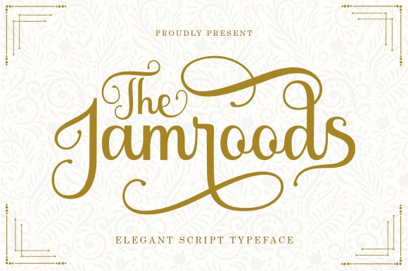 Elevate Your Brand with The Jamroods: A Versatile Script Font