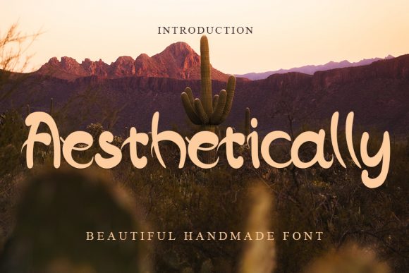Enhance Your Brand with Aesthetically, the Premium Handwritten Font