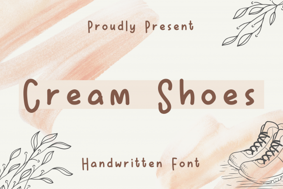 Enhance Your Brand with Cream Shoes Font