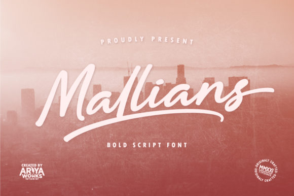 Enhance Your Brand with Mallians: A Charming Handwritten Font