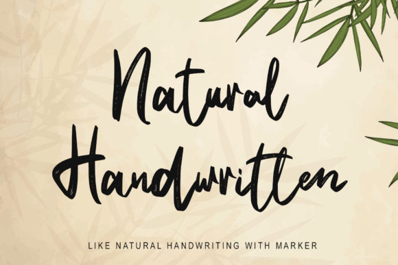 Enhance Your Campaign with Natural Handwritten Font