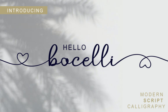 Enhance Your Campaigns with Bocelli: A Stylish Script Font