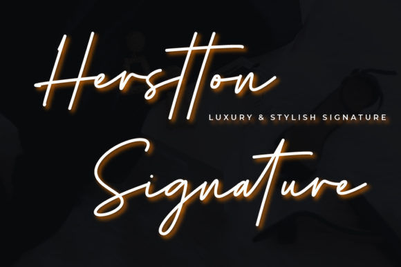 Herstton Signature: A Premium Script Font