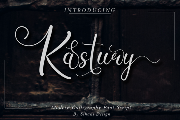 Kastury: A Handwritten Font for Enchanting Editorial Design