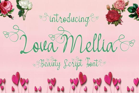 Lova Mellia: A Refined Script Font for Elegant Web Design