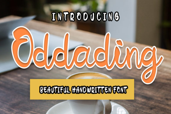 Oddading: A Charming Handwritten Font for Editorial Design