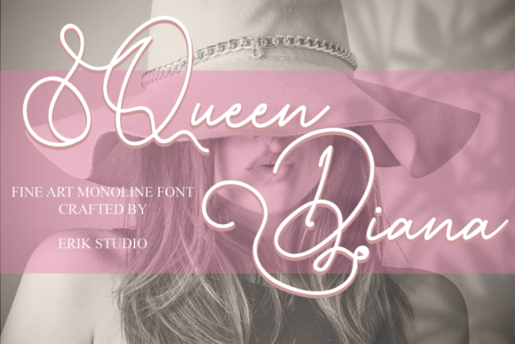 Queen Diana: Elevate Your Brand with This Elegant Handwritten Font