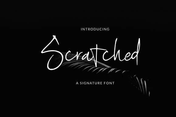 Scratched: A Handwritten Font for Editorial Elegance