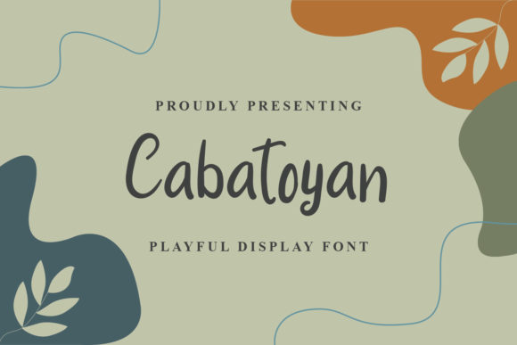 Transform Your Brand with Cabatoyan: A Playful Handwritten Font
