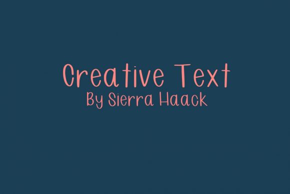 Unleash Creativity with Creative Text Font