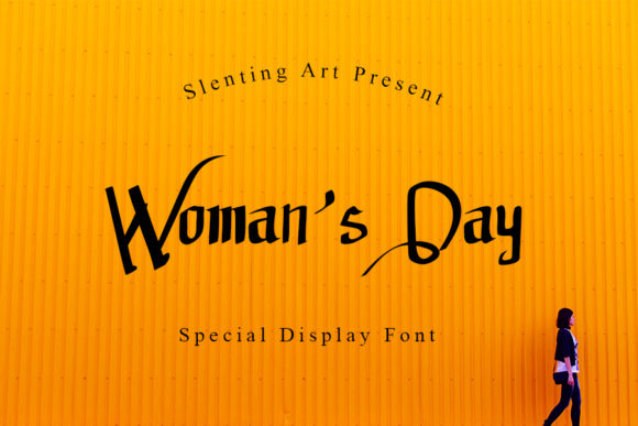 Woman s Day: A Whimsical Script Font for Elegant Branding